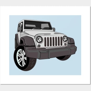 Jeep offroad Posters and Art
